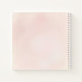 かわいいウッドランド動物1stバースデーガールゲストブック ノートブック (裏面)