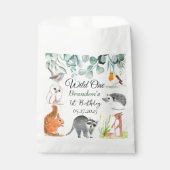 かわいいウッドランド動物1st誕生日ワイルドワン フェイバーバッグ (正面)