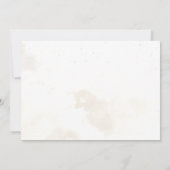 かわいいウッドランド動物2nd誕生日パーティー写真 招待状 (裏面)