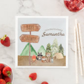 かわいいウッドランド森林動物キャンプ赤ちゃんシャワー (インサイチュ)