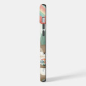 かわいいウッドランド生き物バレンタイン iPhoneケース (左側面)