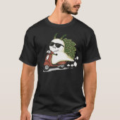 かわいいウミウシのスクーター Tシャツ (正面)