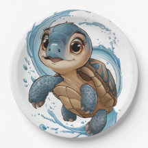 かわいいウミガメのクリスマスウォーターカラーホリデー