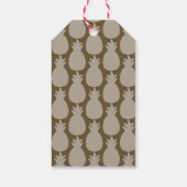 かわいいウミガメのクリスマス ギフトタグ (裏面)