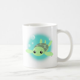 かわいいウミガメのコーヒー・マグ コーヒーマグカップ