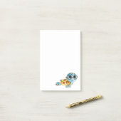 かわいいウミガメのポストイットノート ポストイット (デスク上)