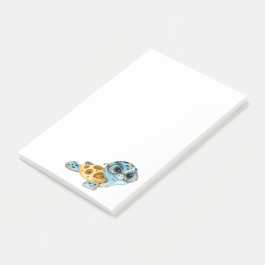 かわいいウミガメのポストイットノート ポストイット (アングル)