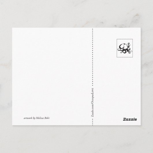 かわいいウミガメの父の日のはがき ポストカード (裏面)