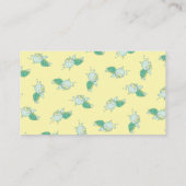 かわいいウミガメの赤ちゃんシャワーかわいいはいくつかを推測 エンクロージャーカード (裏面)