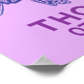 かわいいウミガメカスタムベビー名誕生日アート ポスター (角)