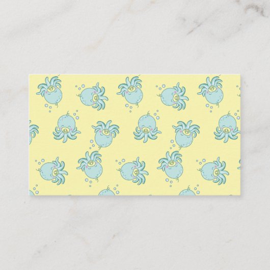 かわいいウミガメ赤ちゃんシャワーかわいいおむつラッフル エンクロージャーカード (裏面)