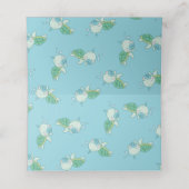 かわいいウミガメ赤ちゃんシャワーかわいいブルーボーイ プレイスカード (内部開封)