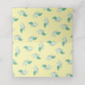 かわいいウミガメ赤ちゃんシャワーかわいい プレイスカード (内部開封)