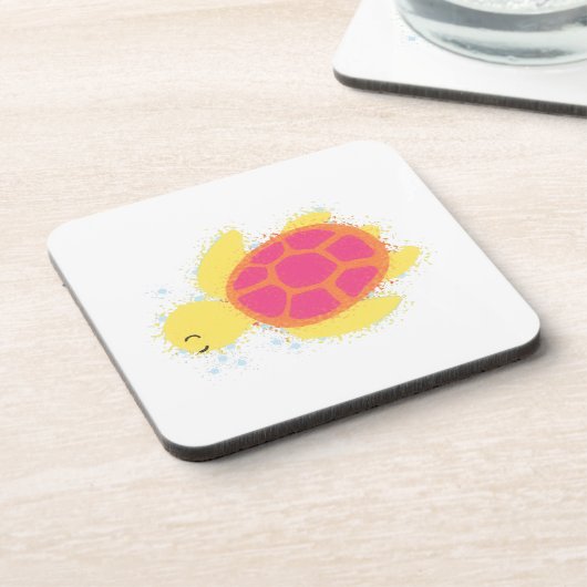 かわいいウミガメ コースター (左側)