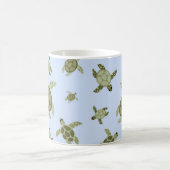 かわいいウミガメ コーヒーマグカップ (中央)