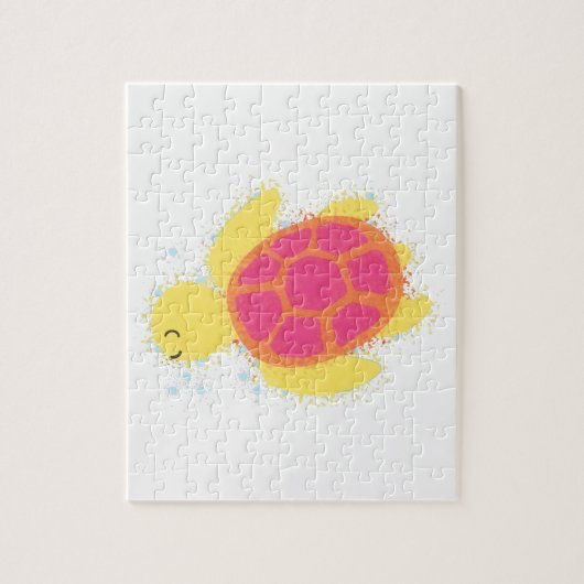 かわいいウミガメ ジグソーパズル (縦)