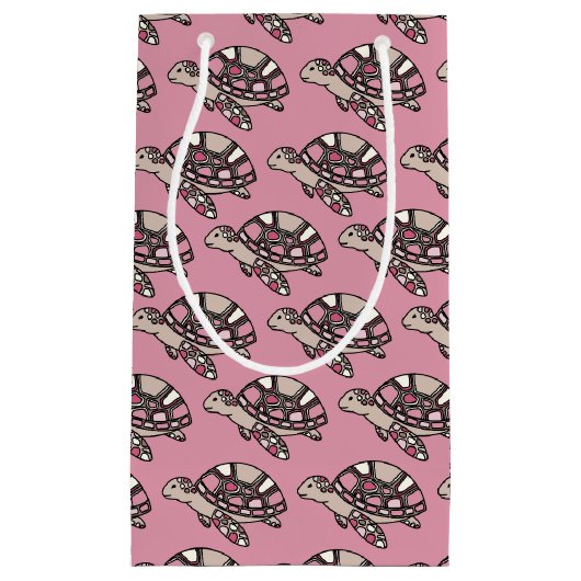 かわいいウミガメ スモールペーパーバッグ (正面)