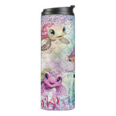 かわいいウミガメ タンブラー (回転左)