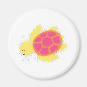 かわいいウミガメ マグネット (正面)