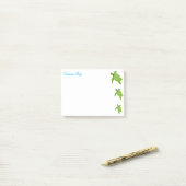 かわいいウミガメ & 書道 ポストイット (デスク上)