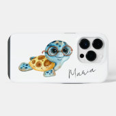 かわいいウミガメ Case-Mate iPhone カバー  (裏面横)