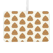 かわいいウンチパターン車の芳香剤 カーエアーフレッシュナー (裏面)