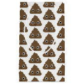 かわいいウンチパターン- Doo Dooの愛らしい山 スモールペーパーバッグ (正面)