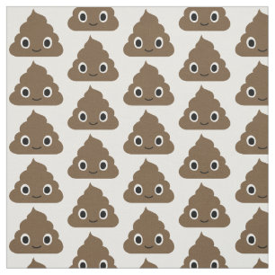 かわいいウンチパターン- Doo Dooの愛らしい山 ファブリック