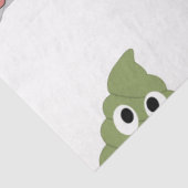 かわいいウンチ絵おもしろい文字の贈り物アイディア 薄葉紙 (詳細)