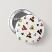 かわいいウンチ絵文字おもしろいギフトアイディア 缶バッジ (正面&裏面)