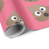 かわいいウンチ絵文字パターン ラッピングペーパー (ロールコーナー)