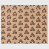 かわいいウンチ絵文字ラッピング紙 ラッピングペーパー (フラット)