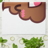 かわいいウンチemojis キッチンタオル (折り畳み)