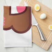 かわいいウンチemojis キッチンタオル (四つ折り)