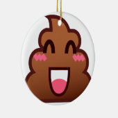 かわいいウンチemojis セラミックオーナメント (右)