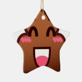 かわいいウンチemojis セラミックオーナメント (右)