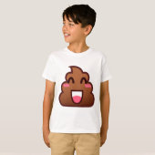 かわいいウンチemojis tシャツ (正面フル)