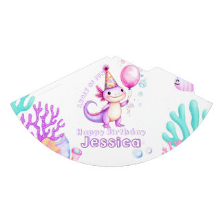 かわいいウーパールーパーの誕生日パーティーハット パーティーハット