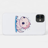 かわいいウーパールーパー哲学者 Case-Mate iPhoneケース (裏面(横))