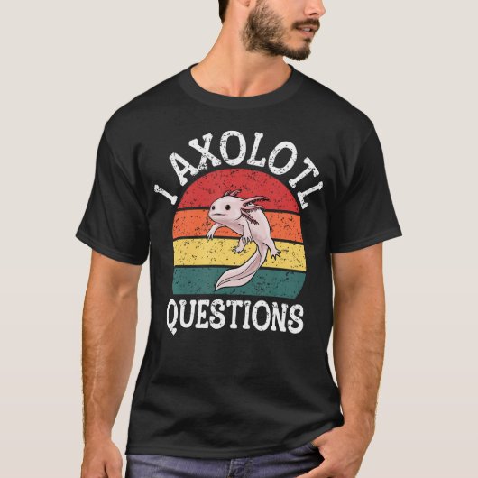 かわいいウーパールーパー まとめ Tシャツ (正面)