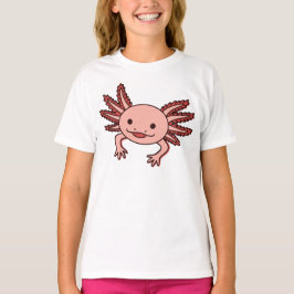 かわいいウーパールーパー Tシャツ