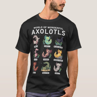 かわいいウーパールーパー Tシャツ