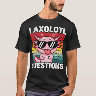 かわいいウーパールーパー Tシャツ