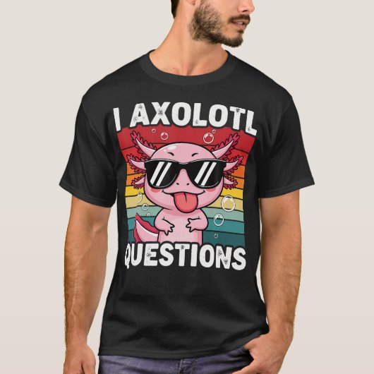 かわいいウーパールーパー Tシャツ (正面)