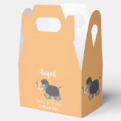 かわいいウールのマンモス漫画イラストレーション フェイバーボックス (オープン)