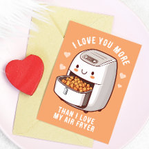 かわいいエアフライヤーバレンタインデーのカード