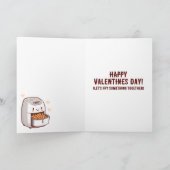 かわいいエアフライヤー バレンタインデーのカード シーズンカード (内部)