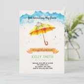 かわいいエイプリルシャワーが花の誘いになるかもしれない 招待状 (スタンド正面)