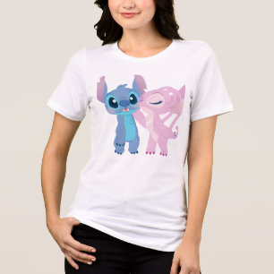 かわいいエイリアンのカップルのデジタルイラスト トライブレンドTシャツ