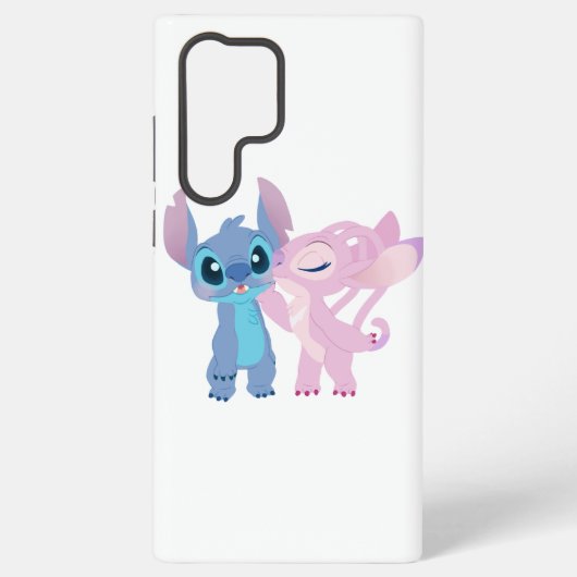 かわいいエイリアンのカップル キス スマホケース SAMSUNG GALAXYケース (裏面)